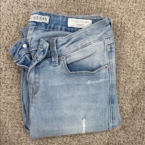 GUESS Women's Denim Skinny Jeans - Light Blue